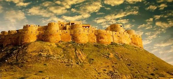 Jaisalmer Fort on its ridge in late afternoon light